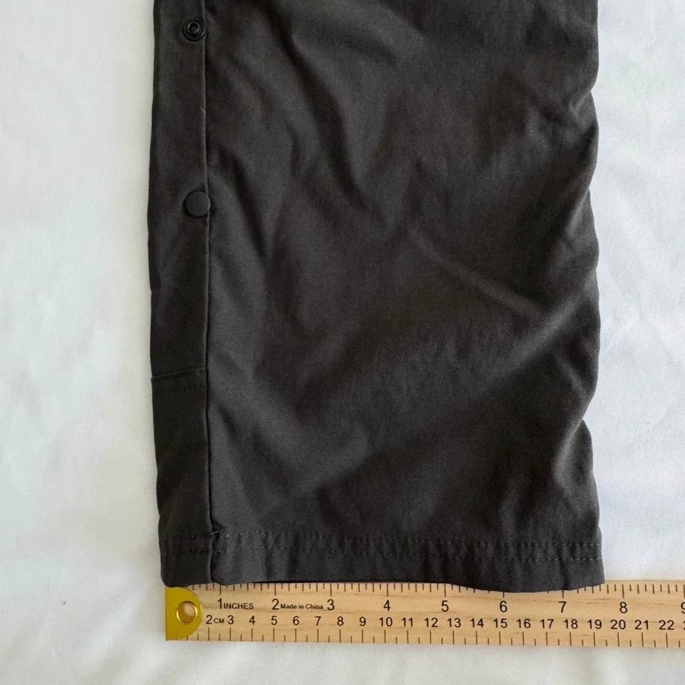 prAna Pants Mens 34x30 Grey Zion Hiking Cargo Stretch Nylon 1969791